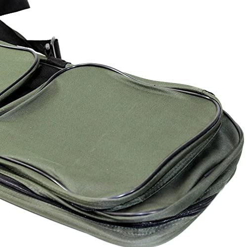 MQ RUTENTASCHE Oxford Gross - 155cm 2 & 4 Fächer wasserdicht Angeltasche Futteral Angelrucksack Angelzubehör Angelkoffer