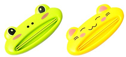 Milisten 8pcs Cartoon Animal Toothpaste Squeezer Reusable Extruder for Cleanser and Tube Easy Squeeze Dispenser for Family Random Color and Style