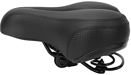 Alomejor Fahrradsattel Mountainbike-Sattel Fahrradsattel Gepolstert Atmungsaktives Wasserdichtes Fahrradkissen mit Regenschutz für Männer Frauen Fahrradfahren