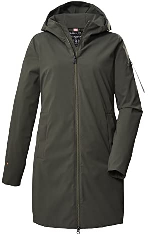G.I.G.A. DX Women's Parka funzionale casual/parka con cappuccio GS 154 WMN PRK, olive, 42, 39328-000
