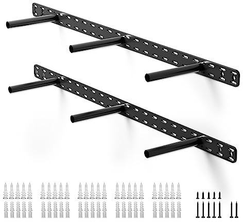 Schwebende Regalhalterung, robust, versteckte Metallhalterungen für Regale, unsichtbare Regale, Hardware ohne Vorrichtung (86,4 x 20,3 x 3,8 cm ohne Werkzeug), 2 Stück