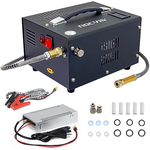 NDCYJG - PCP Air Compressor 4500PSI Portable PCP Compressor, 12V DC/110V AC PCP Air Gun Compressor Manualst