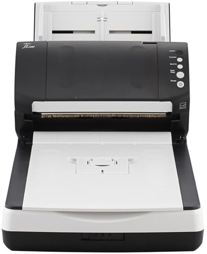 Fujitsu fi-7240 Robust General Office Desktop Color Duplex Document Scanner with Auto Document Feeder (ADF) and Flatbed (Renewed)