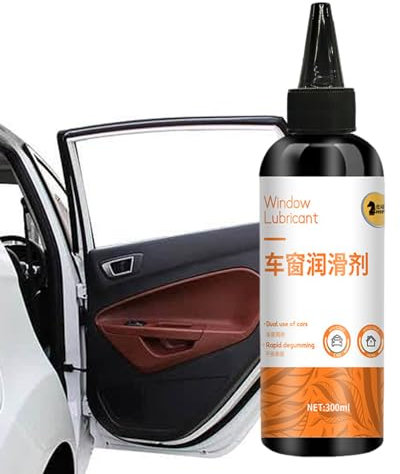 Lambo Autofensterschienen-Schmiermittel,300 ml schützendes Schmierölspray zur Schmierung lauter Türen - Kfz-Schmiermittel für Karosserieleisten, Schiebedachführungen, Seitenfenster, Türlamellen