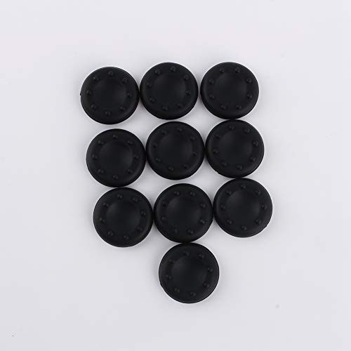 Akozon Daumengriffkappen, Silikon-Knopfhülle, Abdeckung für Analogen Controller, Daumen-Stick für PS3, PS4, Schwarz, AKOZONHYA8FTX5GK