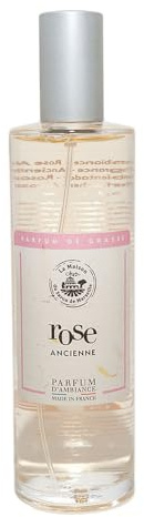 La Maison du Savon de Marseille - French Luxury Room Spray - Perfumes of Grasse - Rose Fragranced Mist - Air Freshener for Home - Elegantly Scented - 100ml bottle
