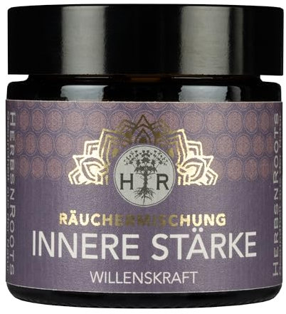Innere Stärke Räuchermischung - Kraftvolles Räucherwerk • spirituell • energetische Reinigung • 100% Natur • ähnlich: Palo Santo Räucherstäbchen, weißer Salbei zum Räuchern • HerbsnRoots