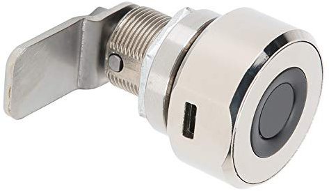 Fingerabdruckschloss, 3,7 V Home Safe Lock Wiederaufladbares Lithium-Möbel-Fingerabdruck-Schubladenschloss Intelligente Zungenschlösser Vollautomatische Zinklegierung Smart