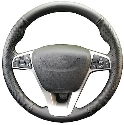 Lenkradhülle Für Lada Für Vesta Für Xray 2015 2016 2017 2018 2019 Auto Lenkrad Abdeckung Auto Lenkradbezug(Green)