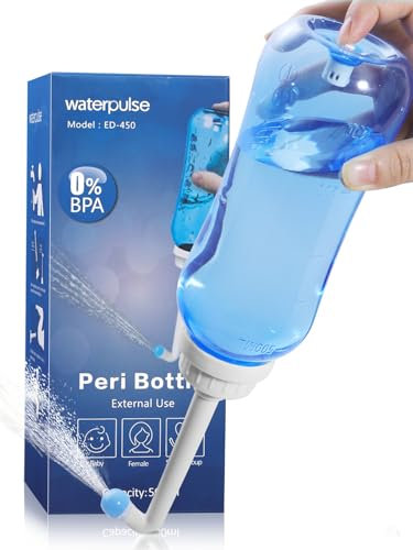 Portable Bidet Postpartum Essentials Bottle- Travel Bidet with a Water Pressure Button,Bidet Sprayer,for Postpartum Care of Women for Perineal Repair and Cleaning(500ml )