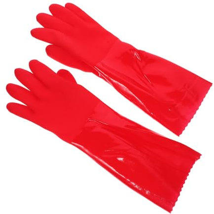 Beaupretty 2pairs Slip Kitchen Gloves Dishwashing Gloves for Washing up Laundry Gardening