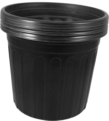 Yardwe 6er-Pack Schwarze Blumentöpfe Aus Kunststoff Blumentöpfe Für Pflanzen Pflanztöpfe Mit Löchern Starter-pflanztöpfe Für Orchideen