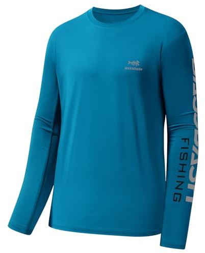 Bassdash Camisetas de Pesca para Hombre protección Solar UV UPF 50+ Camiseta de Manga Larga