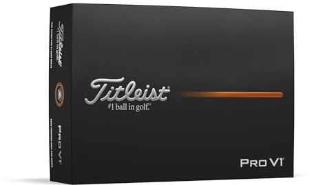 Titleist 2025 Pro V1, Weiße Golfbälle (ein Dutzend)