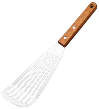 Stainless Steel Fish Spatula Professional Fish Spatula for Cooking Frying Grilling Dishwasher Safe