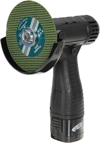 Amoladora Angular Inalámbrica De 18 V, Mini Amoladora Angular De 76 Mm Que Funciona con Batería, 11000 RPM, Máquina Pulidora, Corte De Diamante para Cortar, Esmerilado, Pulido, 1 Battery