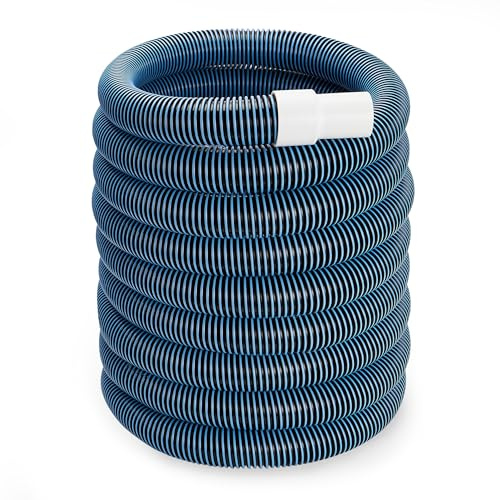 Amazon Basics Pool Hose, 9.14 m, Blue, Black, White
