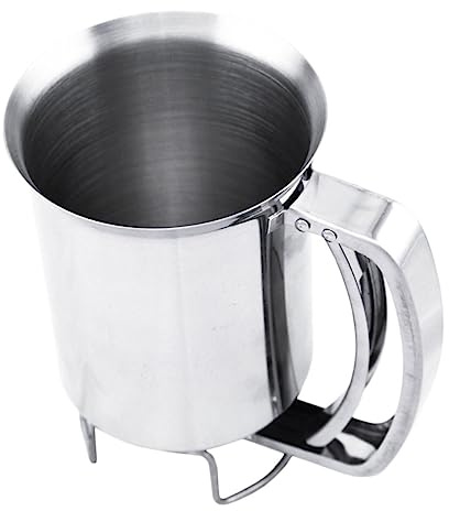 Alipis Distributeur De Pâte Inox, Entonnoir Et Séparateur Ménager En Acier Inoxydable, Résistant à La Rouille, Pour Cuisson De Crêpes Et Cupcakes, Ustensile La Cuisine Professionnel