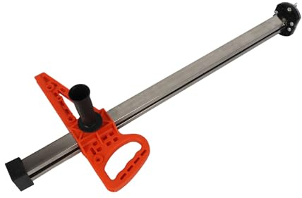 Respicefinem Cortador de paneles de yeso Herramienta de corte manual de precisión portátil para paneles de yeso Empuje manual con doble hoja y 4 rodamientos Rango de corte de 20