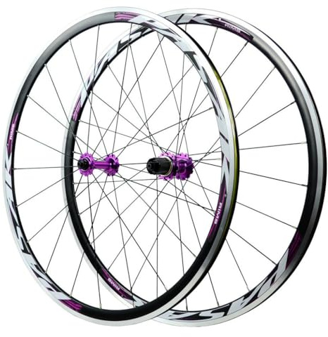 700C aluminiumlegering cykel väghjul V-broms, 30 mm racing cykelhjul 54T spärr HG förseglat lager 1660 g för 7/8/9/10/11 hastighet