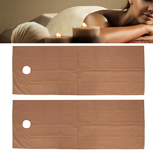 Drap de Lit Housse Spa Massage, Drap de table de massageHousse de protection pour table de massage Housse de table de massage en tissu doux pour la peau pour les salons de beauté Massage (Deep Coffee)