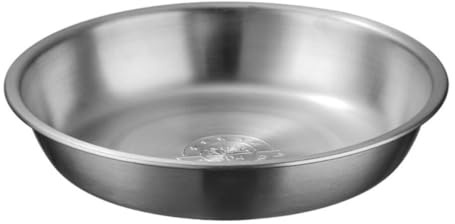 Lurrose Edelstahl Schüssel Flache Felge Basis Mischen Breiten Metall Prep Schalen Obst Portion Suppe für Snacks Getreide Küche Restaurant 20X 2X 3,7 CM, Silber, BIA59EO7V03WUDA093B
