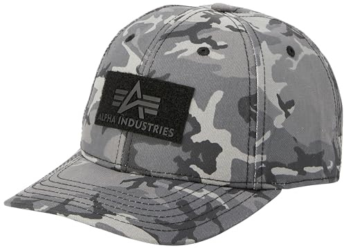Alpha Industries Unisex Alpha Industries VLC Cap Camo Unisex Basecap Baby Hut, Black Camo,