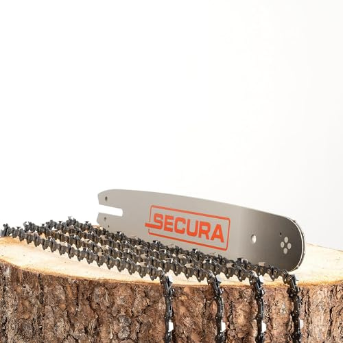 SECURA 4 Sägeketten + Schwert Vollmeißel 35cm 3/8P 1,3 50TG kompatibel mit Stihl 021 023 025