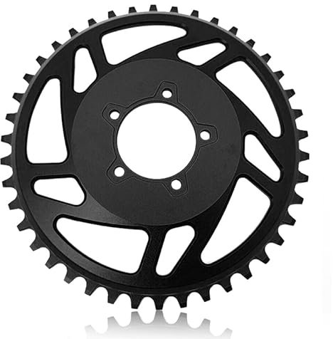 ciciTree Schwarz 42T E-Bike Kettenblatt Offset Korrektur Passend für Bafang BBS 01 02 BBSHD