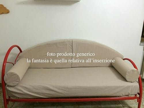 Generico Set cuscini forma mezzaluna per letto singolo schienale braccioli e copriletto pista macchinine (copriletto fantasia)