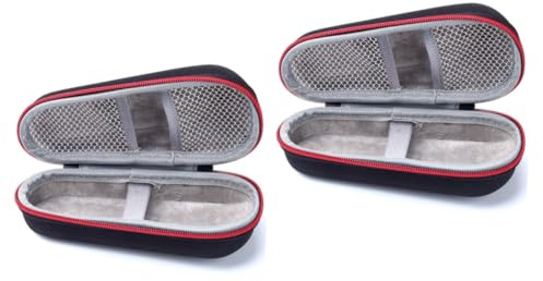 Beavorty 2stücke Men's Wet and Dry Electric Shaver Travel Case Schutzhülle Für Rasierer Mit Zusätzlichem Für Ladegerät Und Kabel Für Unterwegs Schwarz
