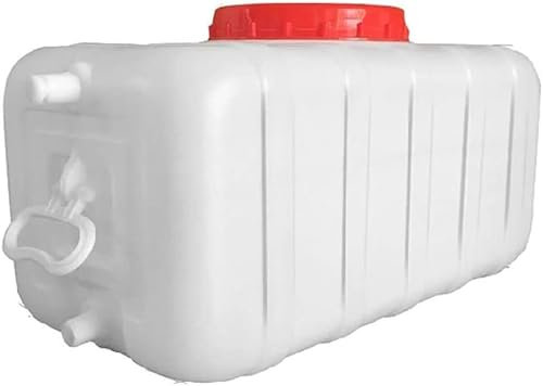 TINGMIAN Contenedor Agua Tanque Agua Exteriores 50L/100L/200L Contenedor Agua Acampar Y Hacer Senderismo Jarra Agua Fría Multifuncional, Barril Agua(50L)