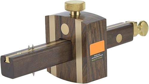 CYTGOUPER Mortise Gauge,8 Inch Woodworking Marking Gauge,Drawing Measuring Tools Scribing Marking Gauge Woodworking for Carpenter Accessories