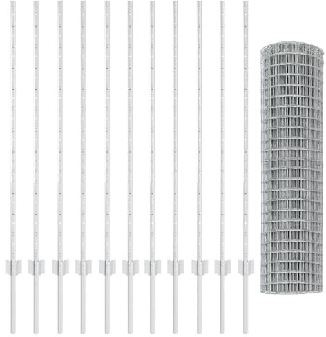 vidaXL Euro Staket med Stöd 25 x 1,2 m Galvaniserat stål Silver Mesh