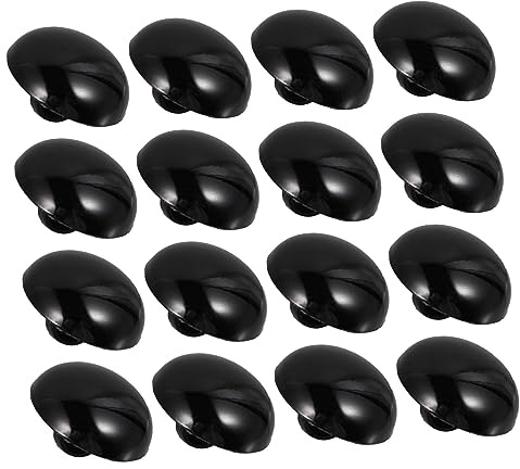 Holibanna 180pcs Nylon Head Buckle Mushroom Shape Design Resin Fasteners Sewing Button Accessories DIY Crafting Supplies for Repair Lightweight Material for Sewing Projects