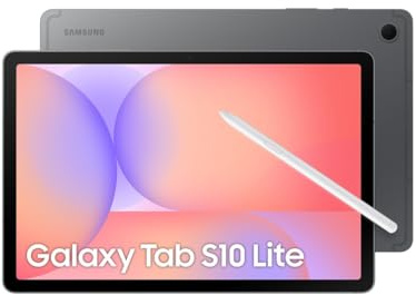 Samsung Galaxy Tab S10 Lite, 3 anni di garanzia, Tablet Android, WiFi, 6GB RAM, 256GB, 10.9 Dispaly LCD, S Pen, Android 15, Gray [Versione italiana]