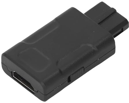 Tosuny N64 to HDMI Converter Adapter, Mini 720P/1080P HD Converter, Support 4:3/16:9 Conversion, PAL NTSC Format, N64 HDMI Adapter for N64/NGC/SFC/SNES Game Console