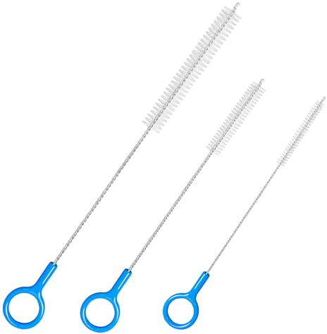 Straw Cleaner Brush,Extra Long Straw Cleaning Brushes with Nylon Bristles,Straw Brush Cleaner for Reusable Straws, Baby Bottles, Tumblers, Sippy Cups and Narrow Tube.