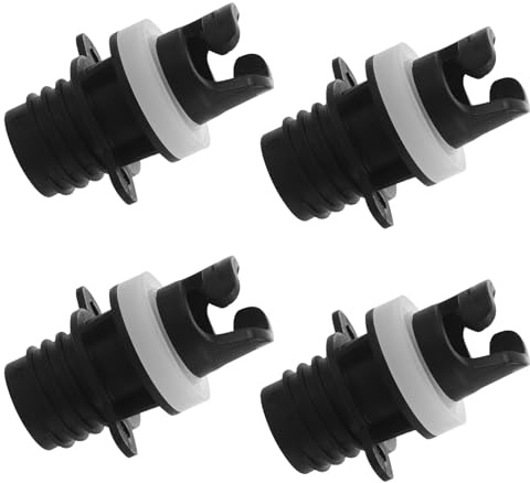 GLEAVI 4pcs Air Pump Adapter for Inflatable Boats and Kayaks, Paddle Board Pump Attachment, Air Valve Converter Connector for Dinghy and SUP Inflation