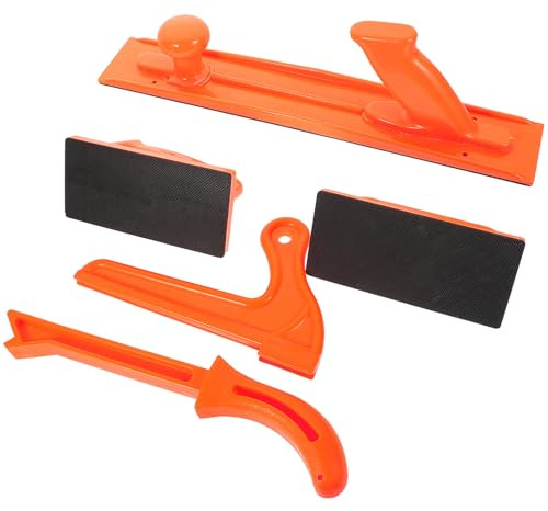 STAHAD Set 5 Pezzi Blocchi di Spinta per Segatrice da Tavolo e Fresatrice Accessori per Lavorazione Legno Bastoncini di Spinta Kit Sicurezza per Seghe a Nastro Giuntatrici e