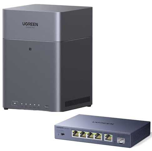 UGREEN NASync DH4300 Plus 4-Bay NAS mit 2.5G LAN Switch(Diskless)