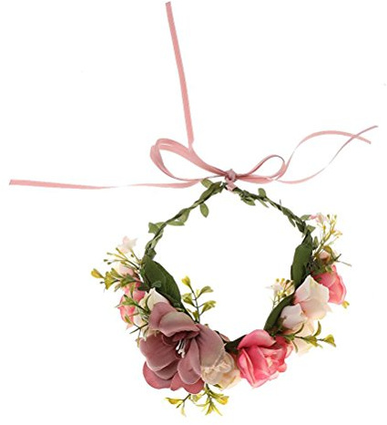 OULII Blumenkranz Blumenkrone Boho für Festival Hochzeit