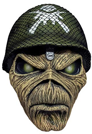 Trick Or Treat Studios Iron Maiden Matter of Life and Death Eddie Adult Latex Costume Mask