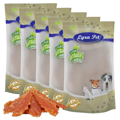Lyra Pet® 5 kg Hühnerbrust Soft - Kausnack für Hunde | Leckerli für Hunde – Proteinreicher Kauartikel mit Huhn – Idealer Belohnungs- und Trainingssnack – Gut verträglich