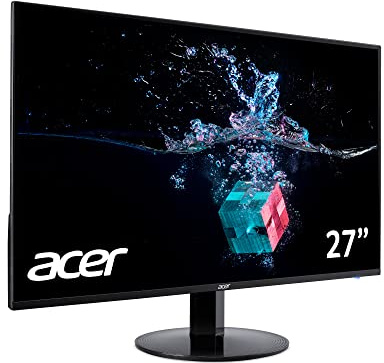 Acer SB271bi 27 Zoll Full HD Monitor (IPS-Panel, FreeSync, 75 Hz, 1 ms, HDMI, VGA, schwarz)