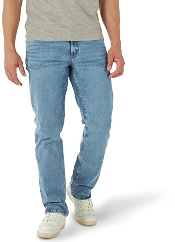 Lee Herren Legendary Relaxed Straight Jeans, Eisblau, 36W / 30L