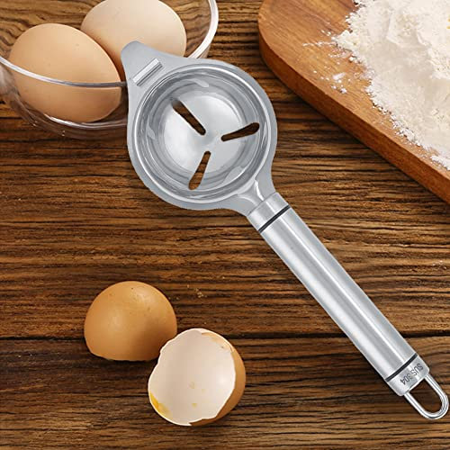 Eiertrenner, weißer Filter – Eigelb, Edelstahl, Kartusche, Eigelbtrenner, Eigelb, Trenner, Weiß, Eigelb, Werkzeuge zum Kochen zu Hause, Küchenprodukte, Küchenwerkzeuge