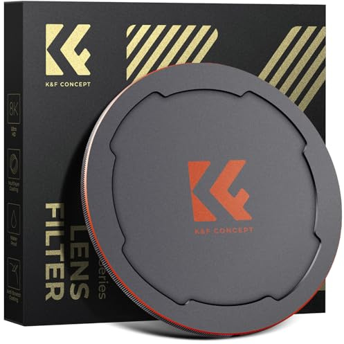 K&F CONCEPT 95mm Magnetic & Gewinde Metall Objektivdeckel