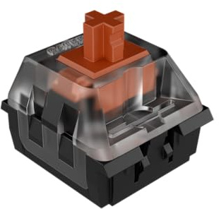 NEWSKILL Switches Gateron Optomecánicos Intercambiables Marrón