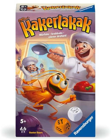 Ravensburger Reisespiel Kakerlakak - Kinderspiel ab 5 Jahre